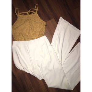 NWT Halston Wide Leg Pant